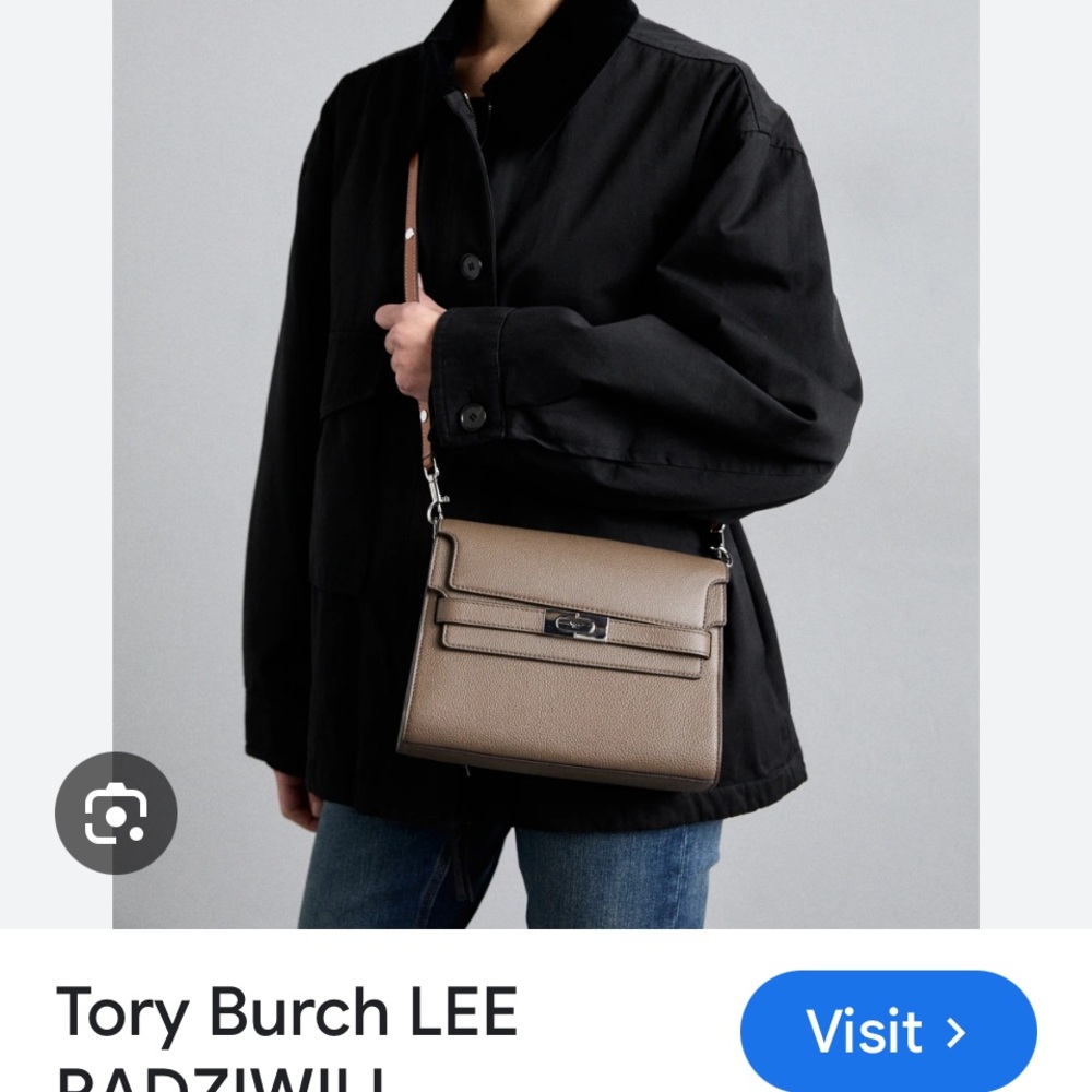 Tory Burch Lee Radziwill Pebbled shoulder bag - Picture 5 of 7